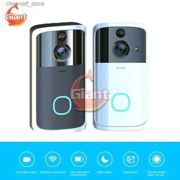 Doorbells Wireless doorbell intelligent WiFi doorbell infrared video doorbell CMOS camera million highdefinition walkie talkie remote control home safety doorb