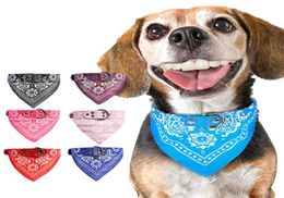 Fahsion Small Dog Scarf Adjustable Pet Cat Collars Scarfs Neckerchief Necklace trigon Pets accessories6047790