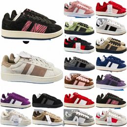 Campus 00 Mens Womens Skate Shoes Light Weight Casual Shoes Daily Anti Slip Running Shoes Designer Retro White Black Red Pink Grey Men Women Sports Low Sneakers 36-45