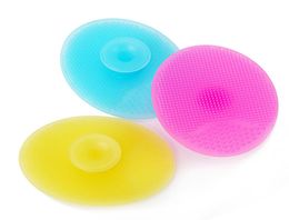 Facial Exfoliating Brush Infant Baby Soft Silicone Wash Face Cleaning Pad Skin SPA Scrub Cleanser Tool2842893