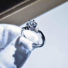 Gemstone Ring Square Moissan Diamond Adjustable Ring Gemstone Large Zircon Wedding Engagement Rings for Women gift Jewelry