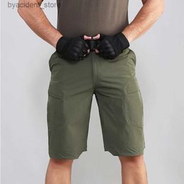 Men's Shorts Summer Military Cargo Shorts Men Waterproof Mens Shorts Outwear Multi-pocket Tactical Army Combat Shorts Male L240320