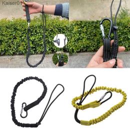Climbing Ropes Bungee tying rope tool for anti fall climbing work aerial safety rope with buckle accessories camping equipmentL2403