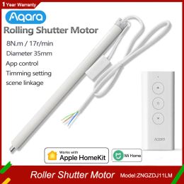 Control Aqara Rolling Shutter Motor Zigbee Mi Home APP Remote Control Intelligent Timing Setting Smart Roller Curtain Motor Homekit