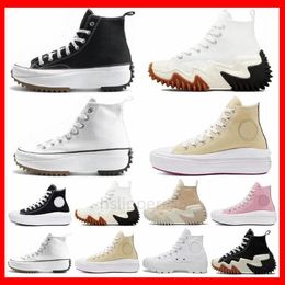 Designer Luxury Casual Shoes Platform Boots Sports Shoes Fashion Spring, Autumn, Summer Canvas Run Hike Star Black and White High and Low Men Women Thick Sole Shoes
