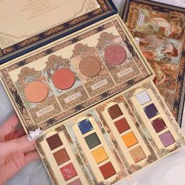 Shadow Mugeleen Renaissance 20 Colours Double Eyeshadow Makeup Pallete Matte Eye Shadow Palette Shimmer Shine Diamond Eyeshadow