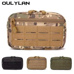 Bags New Laser Medical Bag Outdoor 1000D Tactical Accessory Bag Small Camo Waist Pack Sports Military Molle Attachment Storage Bags