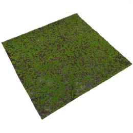 Decorative Flowers Artificial Moss Turf Mini Garden Accessory Grass Fake Decor Tufting Realistic Micro Scene