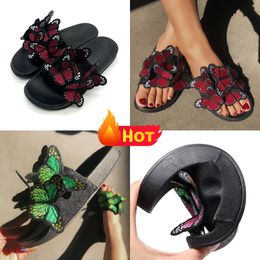 Hot-selling Designer Slippers Women's Summer Heel Sandals Slippers Printed waterproof platform slippers Beach Fashion Sports Slippers GAI 36-41