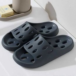 Slippers Bathroom House Cheese Shower Lightweight Water Leaky Beach Flip Flop Swimming Leaking Quick Drying Sandals Ladies015T7P H240322