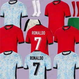 24 25 Portogallo Ruben Ronaldo Coppa Europa Nazionale Portoghese 2024 2025 Portogallo Maglia da calcio Uomo Bambini Set Maglia da calcio portoghese Vittoria