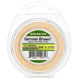 Adhesives German Brown walker tape Brown Liner Cloth 3 yards lace front support tape