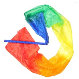 Party Decoration Square Dance Colorful Silk Ribbon Colored Rod Gymnastics Streamer Training Ribbons Fitness