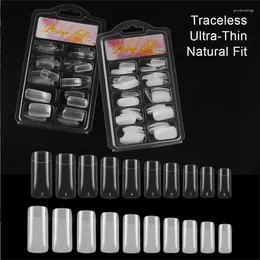 False Nails Fake Artificial Short Press-on Nail Full Cover Tips For Extension White Almond Coffin Manicures Accessories