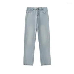 Men's Jeans For Men Casual Trendy Straight Y2k Loose 2024 Spring And Autumn Male Wide Leg Long Baggy