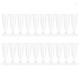Disposable Cups Straws Transparent Glasses Party Plastic Toasting Glass For Wedding