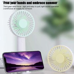 Electric Fans Pocket Mini handheld fan 1200mah USB charging desktop office silent charging portable outdoor fanY240320