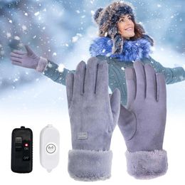 Cycling Gloves Winter Thermal 3 Gear Adjustment Heating 10000mAh Motorbike Racing Riding Touch Screen