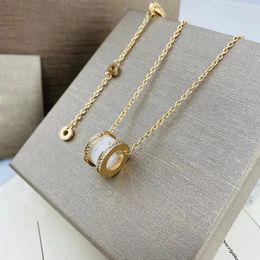 Jewellery woman Hot selling 925 sterling silver spiral silk ceramic necklace classic fashion brand banquet luxury cocktail Jewellery necklaces designer