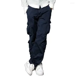 Men's Pants Men Cargo With Many Pocket Cotton Loose Baggy Casual Military Trousers Hip Hop Harem Male Clothing Plus Size