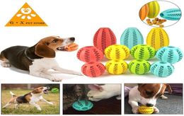5cm7cm11cm pet watermelon ball toy dog interactive bouncing natural rubber leaking tooth cleaning 2204236631965