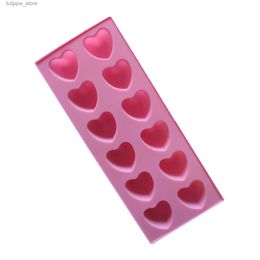 Ice Cream Tools Heart Shaped Stackable Chilling Whiskey Reusable Moulds Dishwasher Safe Ice Cube Trays Non Stick Food-grade Silicone Safety L240319