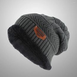 Cycling Caps Cold Weather Accessory Knitted Cap Korean Version Accessories Men's Hat Outdoor Warm