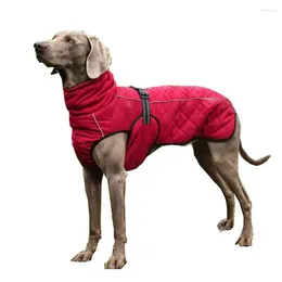 Dog Apparel Clothes Pet Clothing Warm Down Cotton-Padded Jacket Costume Winter Large Dogs Retriever Coat Ropa Perro