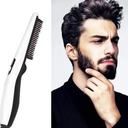 Irons Beard Hair Straightener Portable Straight Beard Comb Multipurpose Hair Straightening Comb Electric Curling iron