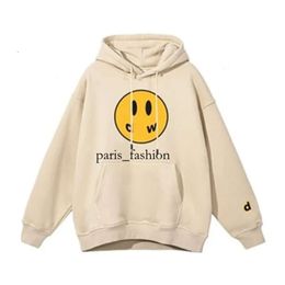 Men Designer Drewer Hoodie Handsome Draw House Little Yellow Man Retro Smiley Face Letters Print Sweatshirt Womens Tshirt Spring Trendsleeve High Street 238