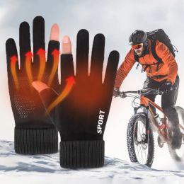 Gloves Heated Gloves USB Rechargeable Electric Heated Hand Warmer Support Fingertip Touchscreen For Hunting Fishing Winter Ski Gloves