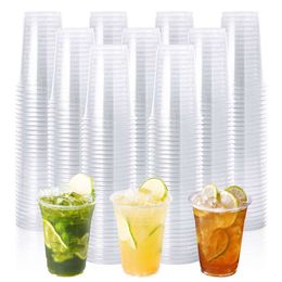 Lilymicky 1000 Pack 10 Oz Clear Disposable Drinking Cups, Plastic Party Cups for Birthday Parties, Picnics, Ceremonies, and Any Events