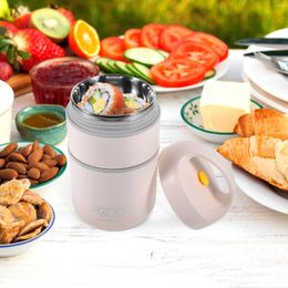 Dinnerware Insulated Cup Thermal Lunch Box Insulation Bucket Leakproof Container Convenient Porridge