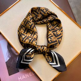 Luxury Designer Letters Print imitate Silk Scarf Headband for Women Fashion Long Handle Bag Scarves Paris Shoulder Tote Luggage Ribbon Head Wraps 24style