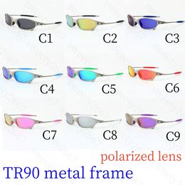 Polarised TR90 Eyewear designer sunglasses Cool Mountain Biking metal frame mens Sunglasses Goggles UV400 Sunglasses for Men Women