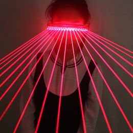 650nm Red Laser Glasses Party LED Sunglasses 18pcs Lazer Influx Of People Stage Flashing Glass Sexy Gogo Show Supplies
