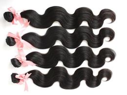 100 Peruvian Hair Extensions Unprocessed Human Virgin Hair Wavy Body Wave Hair Weft Double Weft Greatremy Natural Color Dyeable 442227174