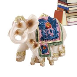 Decorative Figurines Mother Child Elephant Ornaments Resin Statue Weatherproof Outdoor Indoor Creative