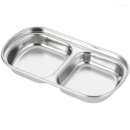 Plates Stainless Steel Seasoning Dish Kitchen Sauce Wasabi Multipurpose Saucers Appetizer Home Tool