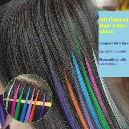 Extensions 8D Colour Hair Extensions Natural Real Human Fusion Blue Purple Pink Grey 613 Colour 20" Inch 100% Human Hair Colour