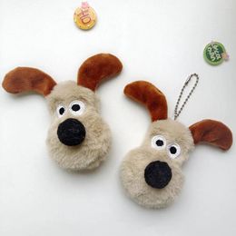 Keychains Cute Keychain Accessories Dog Bone Pendant Key Ring Plush Soft Stuffed Keyrings For Boy Girl Bag Decorations