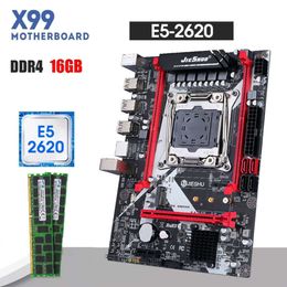 Kllisre X99 motherboard combo kit set Xeon E5 2620 V3 LGA 2011-3 CPU 2pcs X 8GB =16GB DDR4 memory