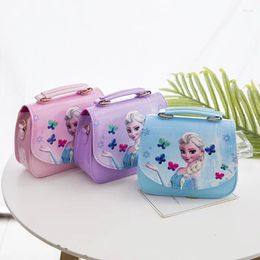 Bag Crossbody PU Fashion Wild Cartoon Princess Handbags Cute Children's Shoulder Diagonal Package Clutch