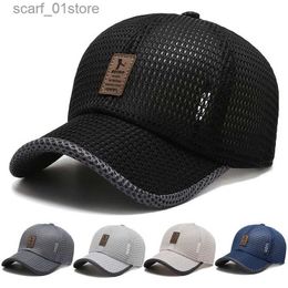 Ball Caps Summer Mesh Baseball C Suitable for Men Adjustable Breathable Cs Quick Drying Running Hat Baseball C Suitable for Women Outdoor SportsC24319