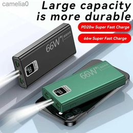 Cell Phone Power Banks 66W fast charging power pack 30000mAh with USB output external battery pack suitable for iPhone Huawei Samsung portable power packC24320