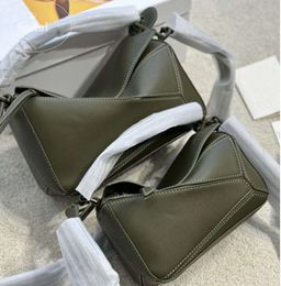 Luxury Fashion Puzzle Shoulder Bags womens totes 2 Size Designer Handbags For Mens Cross Body Bag L Purses Geometry Crossbody 09