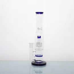 New Fashion Blue Mini Smoking Glass Water Pipe Clear Small Rocket Design Glass Bong Smoking Accessories