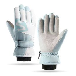 Gloves Winter Men And Women's Warm, Waterproof, And Windproof Gloves, Suitable For Snowmobile, Motorcycle, Fishing, And Skiing Sports g