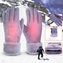 Cycling Gloves USB Heated 3 Gear Adjustment Motorcycle 10000mAh Motorbike Racing Riding Windproof Touch Screen
