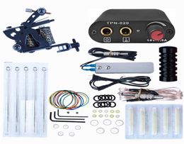 High Quality Complete Tattoo Kit for Beginners Power Supply Needles Guns Set Small Configuration Machine Beauty Sets28414821671